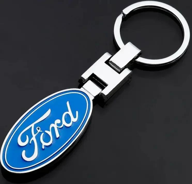 Car Sticker Ford New 2025 Hot Car Styling Key Chain for Ford Focus Mustang Mondeo Kuga Fiesta Escort Edge F150 Explorer Badge Em