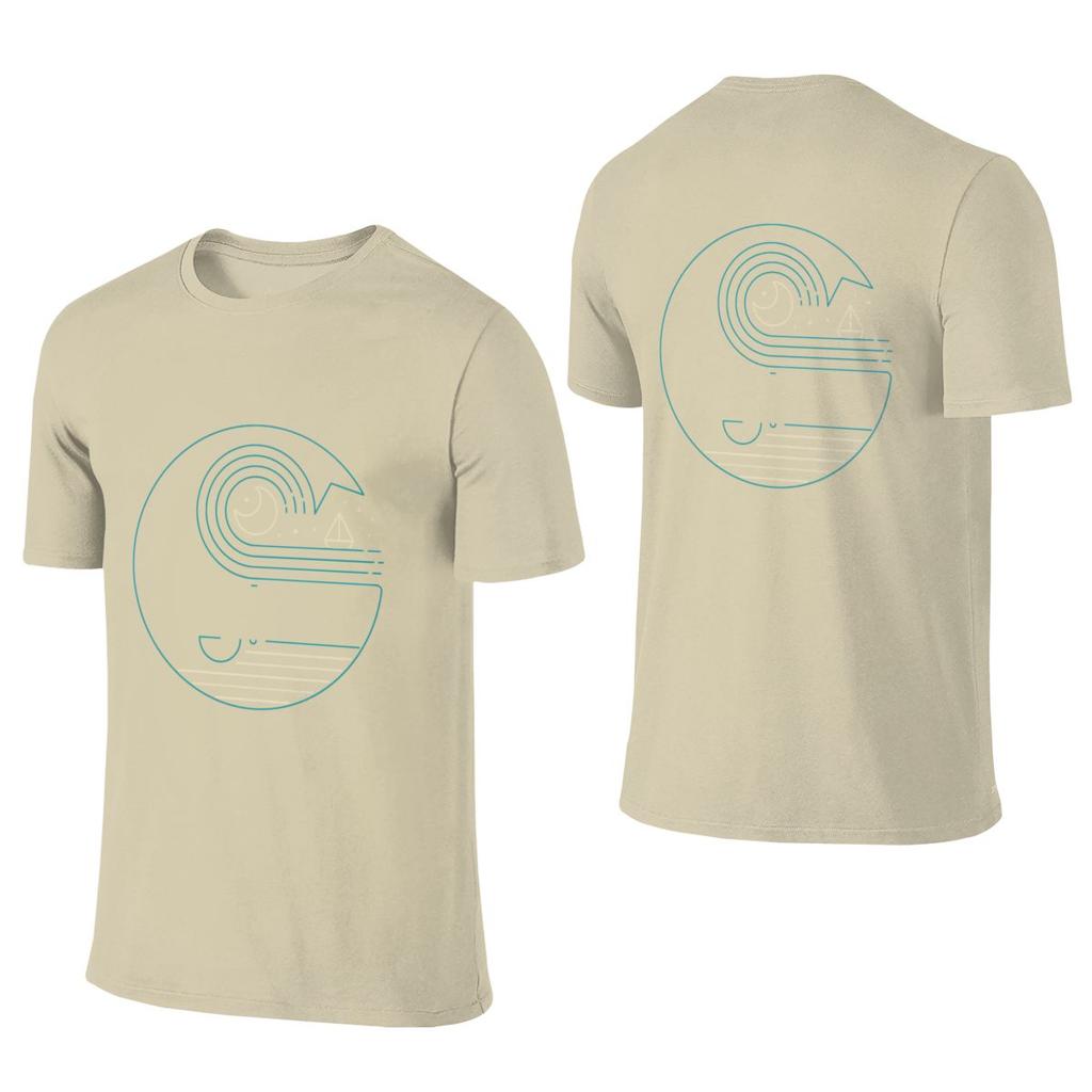 Moonlight Companions Abrasionresistant Reversible Tshirtkorean Style Minimal Breathable And Skinfriendly Short Sleeve