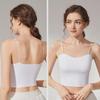 Seamless One-Shoulder Ice Silk Tube Top Camisole - Light Sports Style for Summer