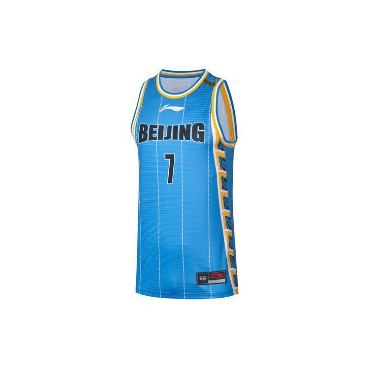 Баскетбольная форма Li Ning CBA Collection SW Fan Edition, Команда Пекина, Джереми Лин Размер 7, Выездная Мужская Синяя AAYQ433-2