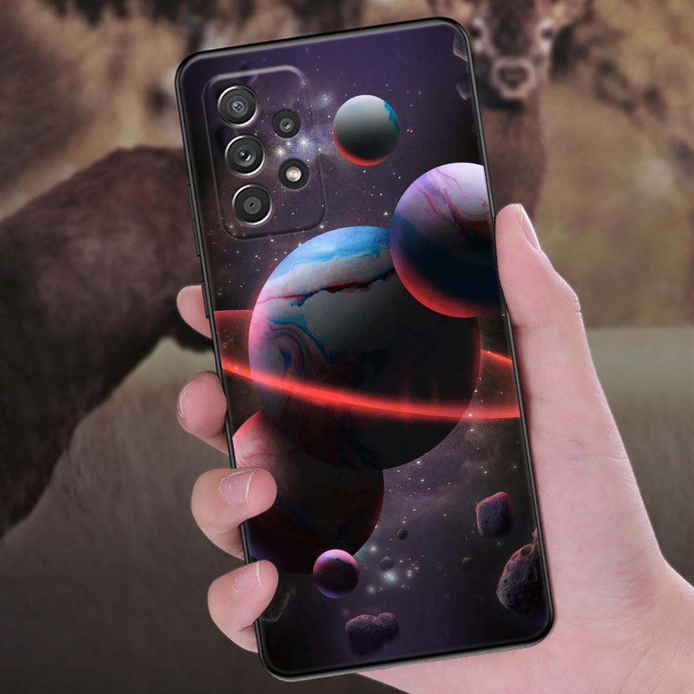 Чехол для телефона 'Небо Космос Луна Звезды Вселенная' для Samsung Galaxy A57 A56 A37 A55 A36 5G A26 A54 A52 A35 A34 A25 A17 A16 A15 A07