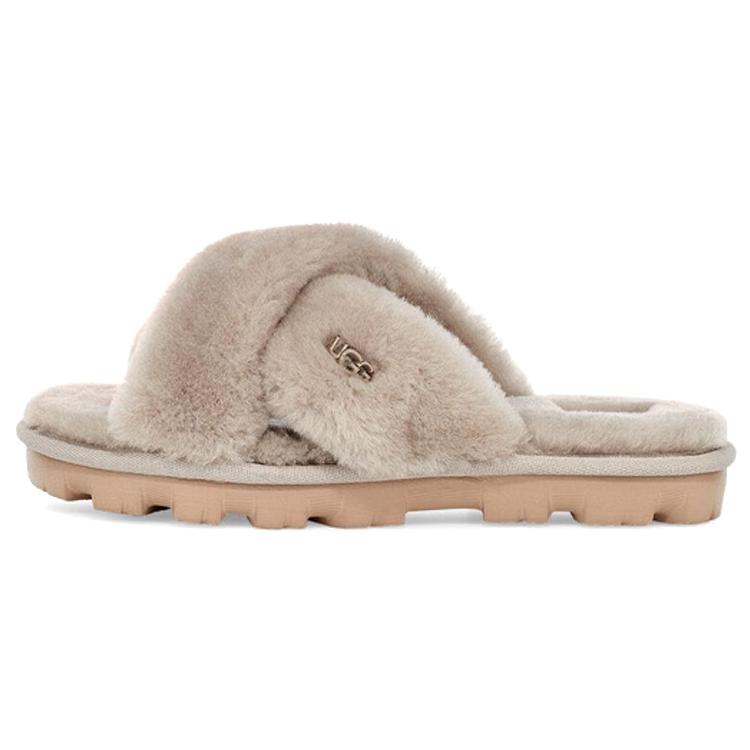 UGG Тихие Скользящие Тапочки Женские Серые 1107955-GOA