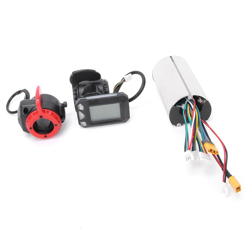 5.5 Inch Carbon Fiber Electric Bicycle Controller Accessories Set for Electric Bike