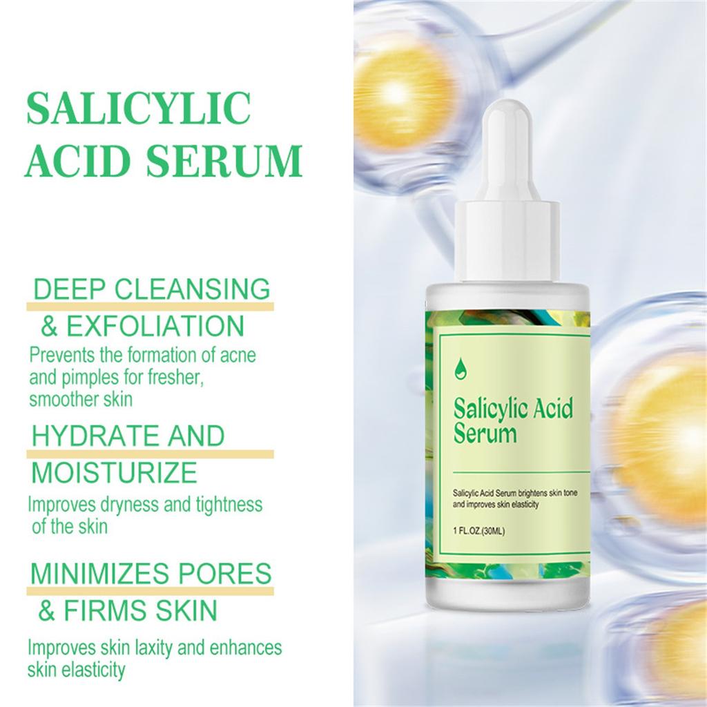 Салициловая сыворотка 30 мл, контроль жирности кожи, осветление следов от прыщей