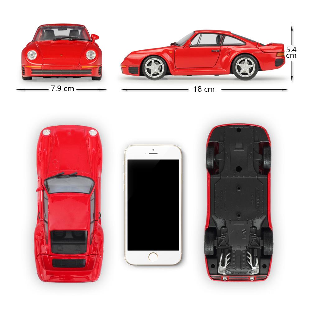 Масштаб 1/24 WELLY Porsche 959, модель автомобиля из сплава, литье под давлением, металлические игрушечные автомобили, модель автомобиля, коллекция высокой имитации, детские подарки