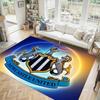 Футбольный дизайн Newcastle United Хрустальный бархатный ковер Уютный Не?Нескользящий ковер с принтом для спальни, гостиной, прихожей