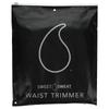 Sweet Sweat Waist Trimmer, Medium, Black & Yellow, 1 Belt Pack