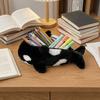 Large Capacity Plush Killer Whale Pencil Case Portable Pencil Pouch Case  Office