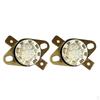 Pk Of 2pcs KSD301 250V 10A Normally Close NC Thermostat Temperature Thermal Switch
