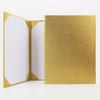 31.3x23cm Hardcover Good Quality Speech Address  Blank Folder For A4 210X297MM By Pearl Specialty Paper Gold Color
