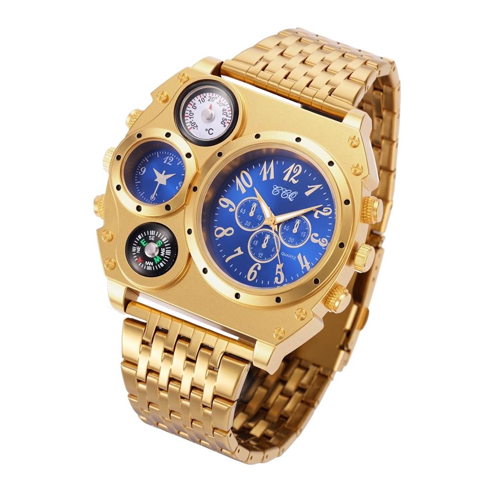 New Fashion Casual Men Watch Quartz Watch Large Dial Mens Wristwatch Compass Watch Relogio Masculino Reloj Mujer Watch Men Clock