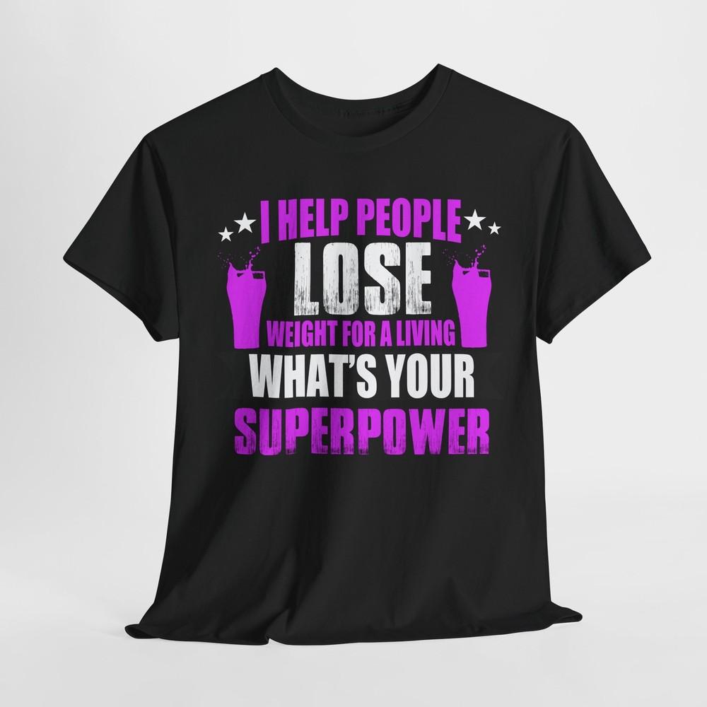Unisex T-shirt Motivational Trainer Superpower Graphic Inspire & Empower Fitness Unisex T-Shirt