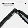 Clear Lens Round Sunglasses Double Color Y2K Glasses Trending Retro Sun Glasses  for Women & Men