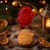 Baking Gifts for Enthusiasts Christmas Hand Press Pie Mold, Plastic Pastry Dough Handmade Neatly Cut Cookie Cutters DIY Holiday Treats