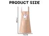 Kitchen aprons, brand new polyester-cotton blend, waterproof and oil-resistant, three-piece set