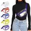 Transparent Fanny Pack Adjustable with Waterproof Strap Large Capacity Clear Quick Release Bag Waist for Men
