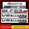 Задние наклейки и шильдики на крылья AMG для Mercedes GLC260/GLC43/63S