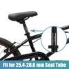 X AUTOHAUX Bike Seatpost Tube Adapter Seatpost Reducing Sleeve Adapter Aluminum Alloy Mm Black 25.4 - 28.6