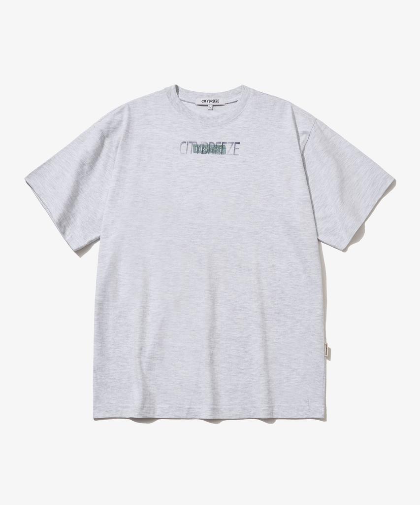 CITYBREEZE City Fade Футболка с коротким рукавом_Меланж Белый