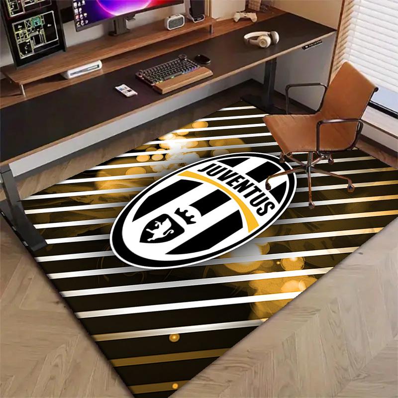 Juventus Printed Area Rug Carpet for Bedroom Living Room Home Decor Rugs Mat Non Slip Mat Rug for Bedside
