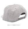 Кепка OTTO Смесь шерсти меланжевая С прямым козырьком Snapback Размер Free Обхват головы Цвет Серый (Обхват головы 57,5 см - 62 см) Красный/Меланж