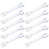Uxcell Thin Open End 10mm X Metric Double Open End Chrome Mirror High Carbon Slim Wrenches for Home Machine 10 Pieces Wrenches, 11mm, Wrenches,