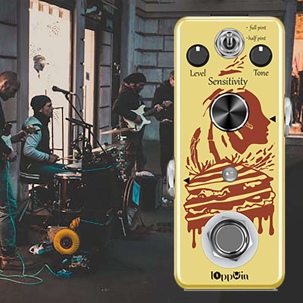 IOppWin COMP Optical Compressor Pedal Classic Smooth Dynamics Metal True Bypass for - Control, Transient, Enclosure, Guitar/Bass