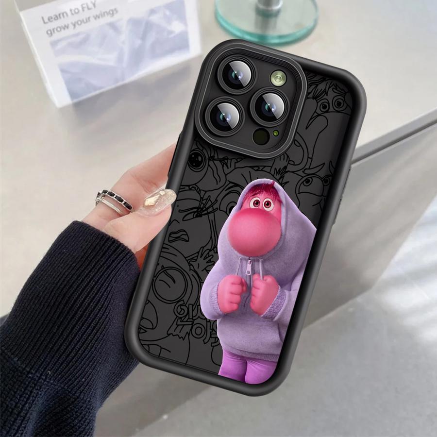 Милый Чехол для Телефона Inside Out 2 для Apple iPhone 15 16 Pro Max 13 14 Plus 12 11 Pro plus Матовый