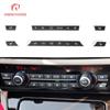 Car Heater Climate Control Fan Volume Air Conditioning Button Fan Button Cap Cover Replacement for BMW F10 F11 F02 F07 5