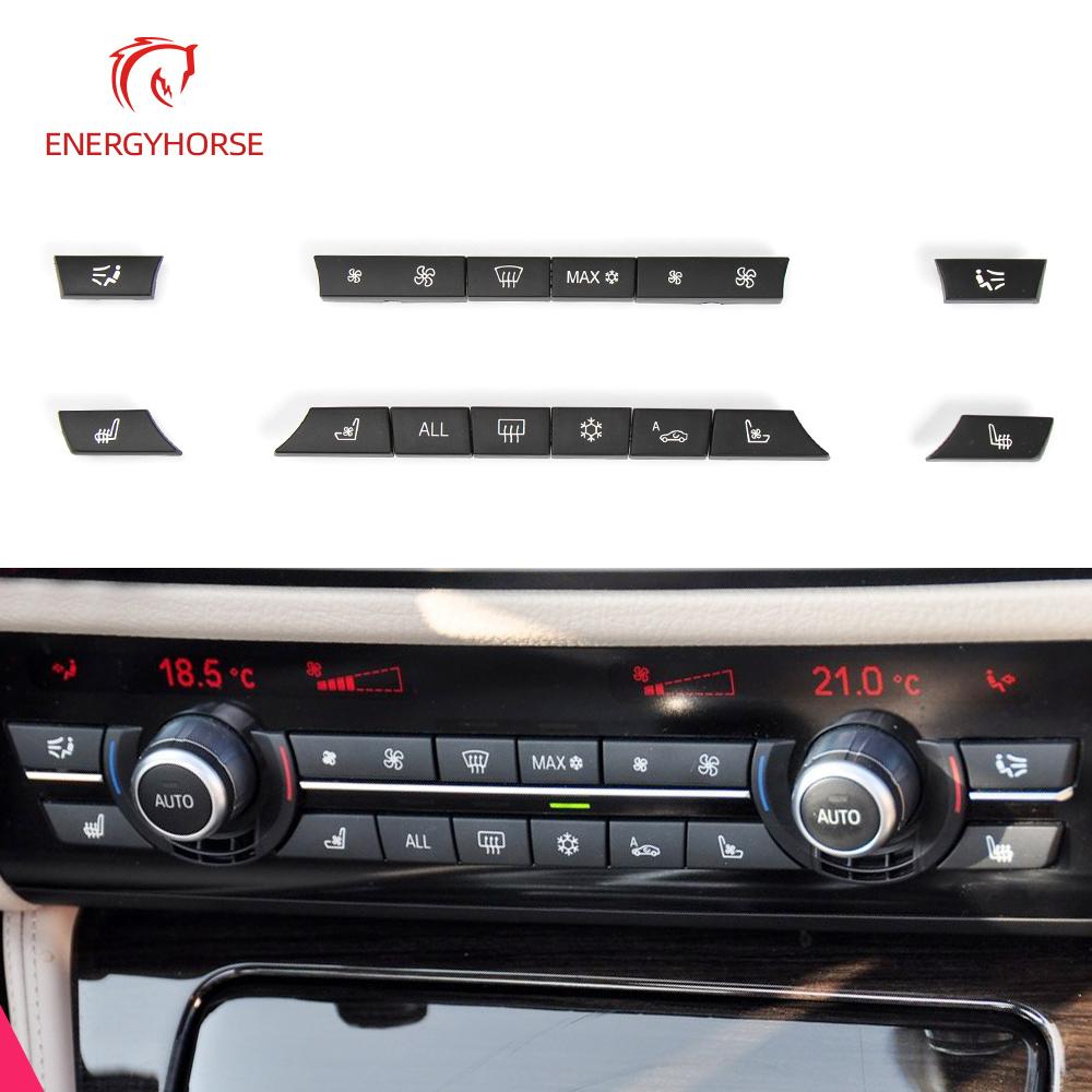 Автомобильный обогреватель климат-контроль вентилятор регулятор громкости кондиционера кнопка вентилятора кнопка замена крышки для BMW F10 F11 F02 F07 5