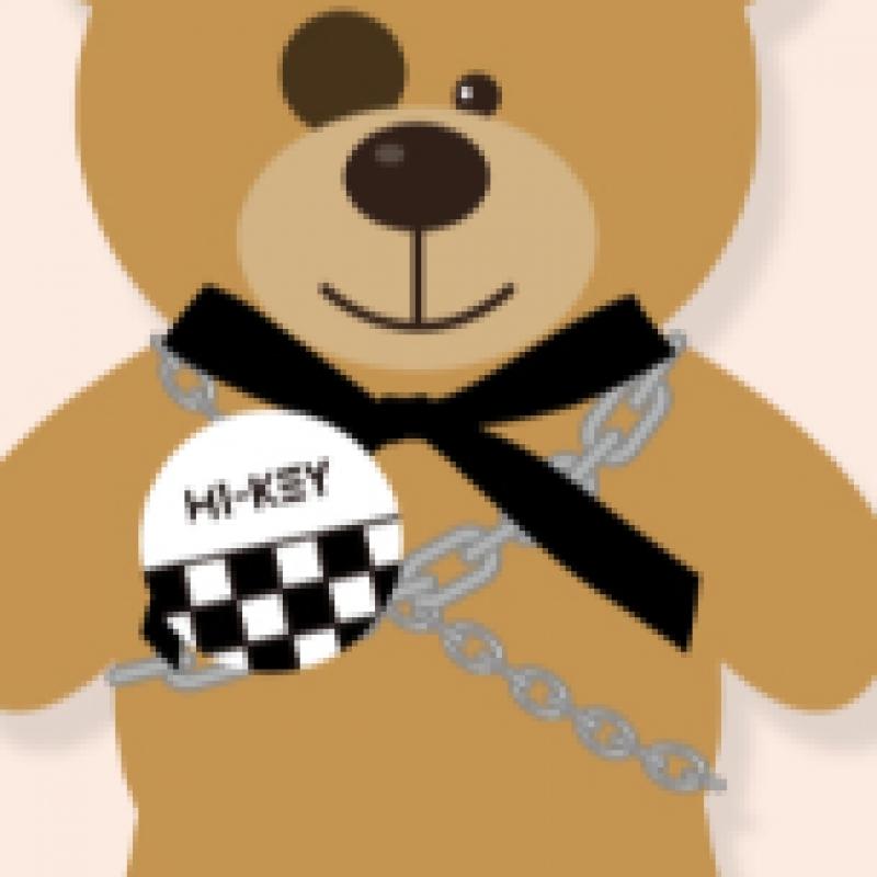 Hiky   04 Benique Plush Doll Key Ring  H1 Key 500 Days Pop Up Store Md