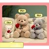 45/35/23cm Kawaii Teddy Bear with Roses Plush Toy Soft Bear Stuffed Doll Romantic Gift for Lover Home Decor Valentine's Day Gifts for Girls