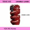 Роскошный чехол Clmj SWAG Kiss me Berry для Samsung Galaxy A56 S20 S23 S24 S25 S26 FE Plus Ultra Edge 4G 5G Двухслойный
