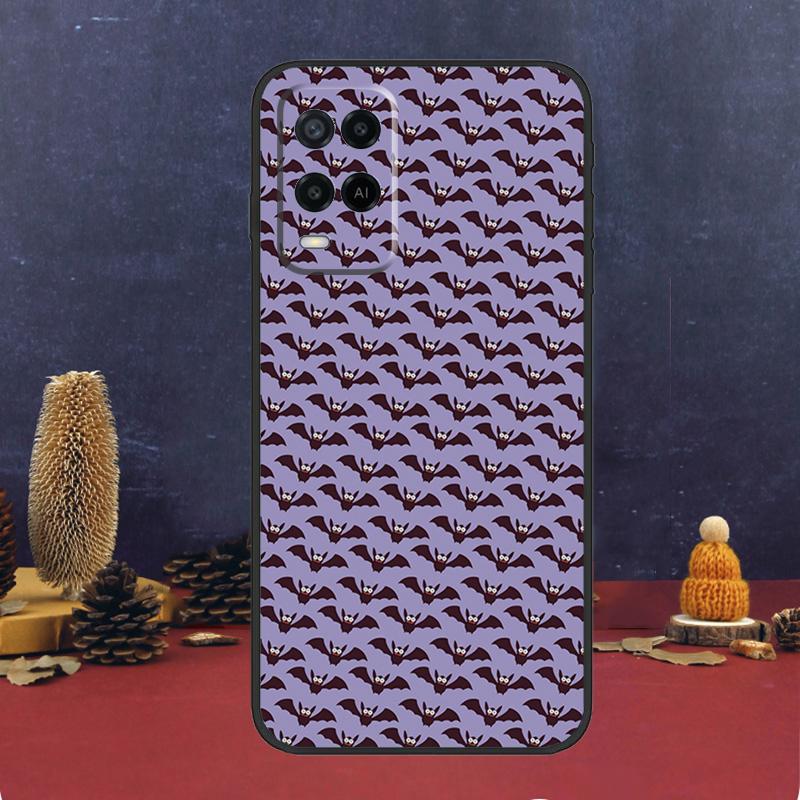 Чехол Хэллоуин Летучие Мыши Вампиры для Oppo A94 A74 A54 A15 A17 A57 A6 A5 Pro A16 A76 A96 A40 A60 A80 A18 A38 A58 A78 A98