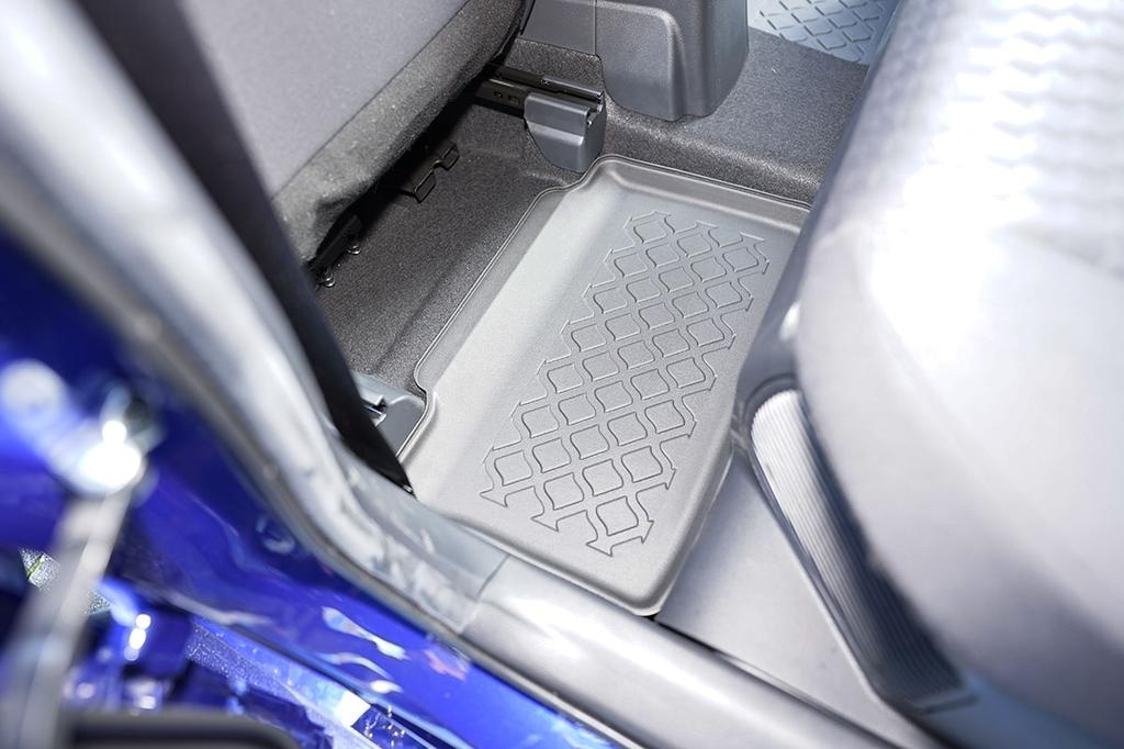 Aristar Guardliner Rubber Floor Mats + Tunnel Cover for Toyota Yaris IV HB 2020-, Yaris Cross 2021-, Mazda 2 Hybrid 2022- Black