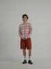 SUNDAY FRUIT MARKET Stripe Sun Knit Crew Pink