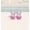Save Zone 01 Purple Hair Earrings Le342 (15766230)