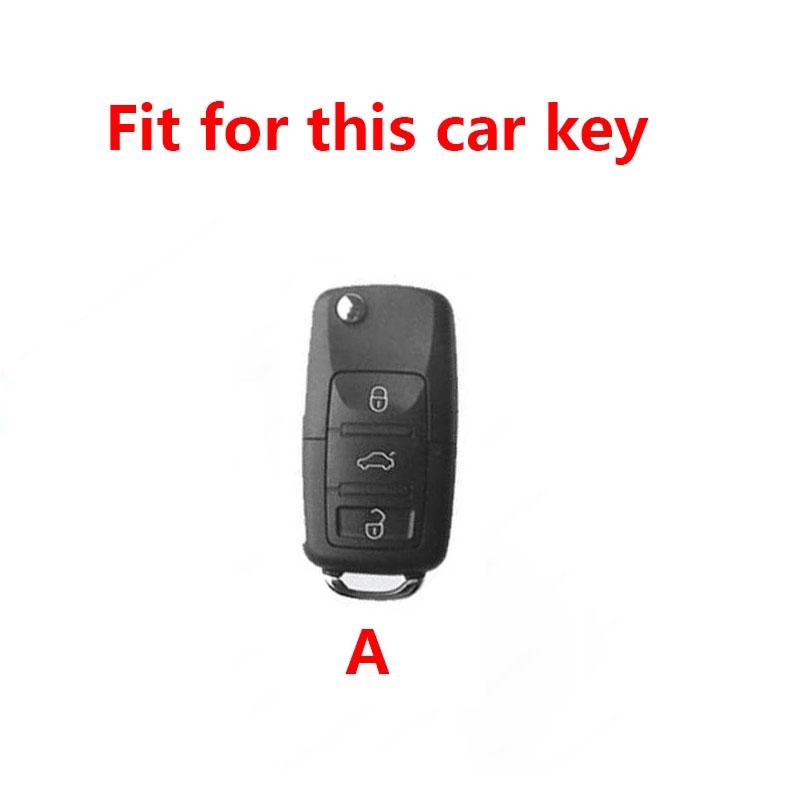 Чехол-держатель для ключей из ТПУ для Volkswagen VW Bora Polo Tiguan Jetta Passat B5 B6 B7 Golf Beetle для Skoda Octavia, аксессуары