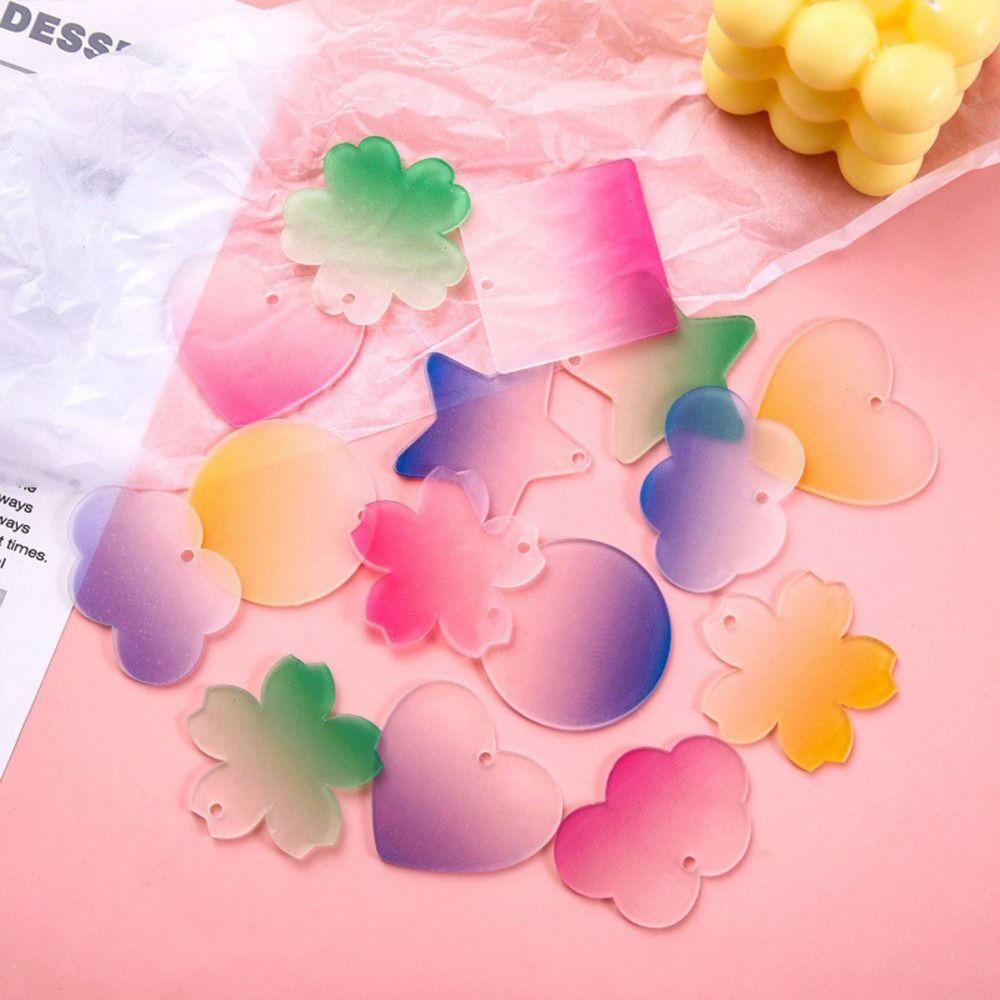 Gradual Acrylic Transparent Guka DIY Pendants Photocard Keychain Stationery Photo Display Cards