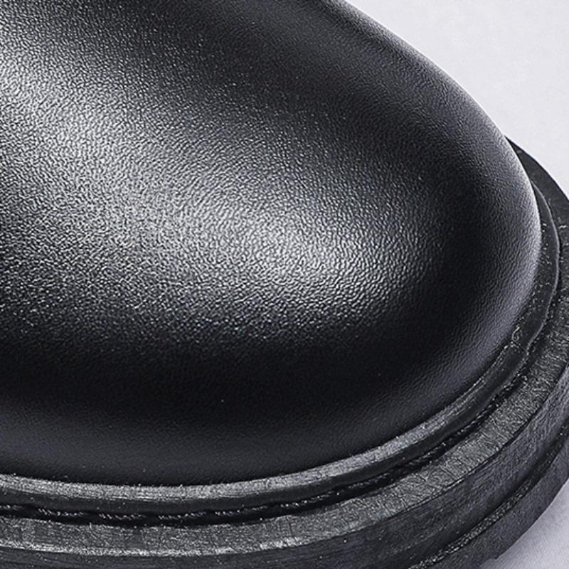 Мода Классические Мужские Деловые Кожаные Туфли Осень Новые Удобные Толстые Повседневные Кроссовки Оксфорды Дерби Лоферы Формальная Обувь