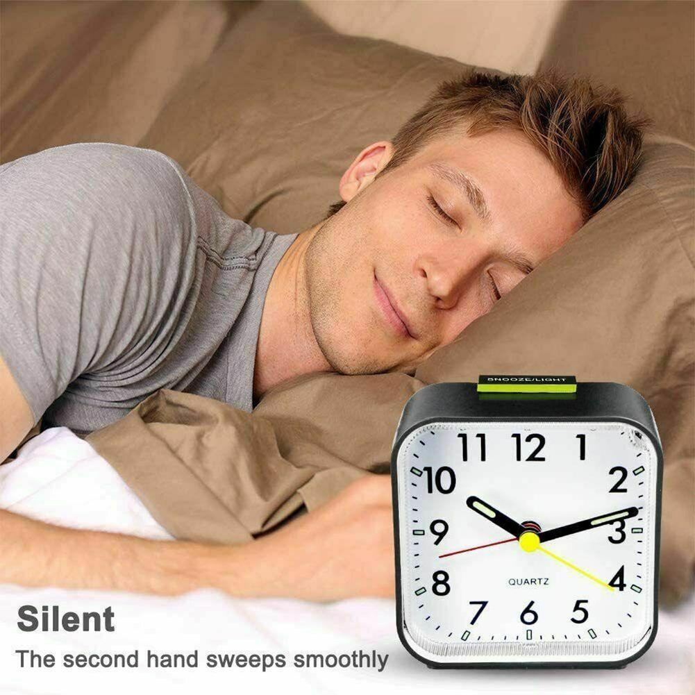 1PC Bedroom Alarm Clock Small Alarm Clock Silent Alarm