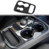 For Dodge Durango 2014 2015 2016 2017 Car Accessories Carbon Black Front Console Gear Shifter Panel Cover 1PC Only Fit LHD!!