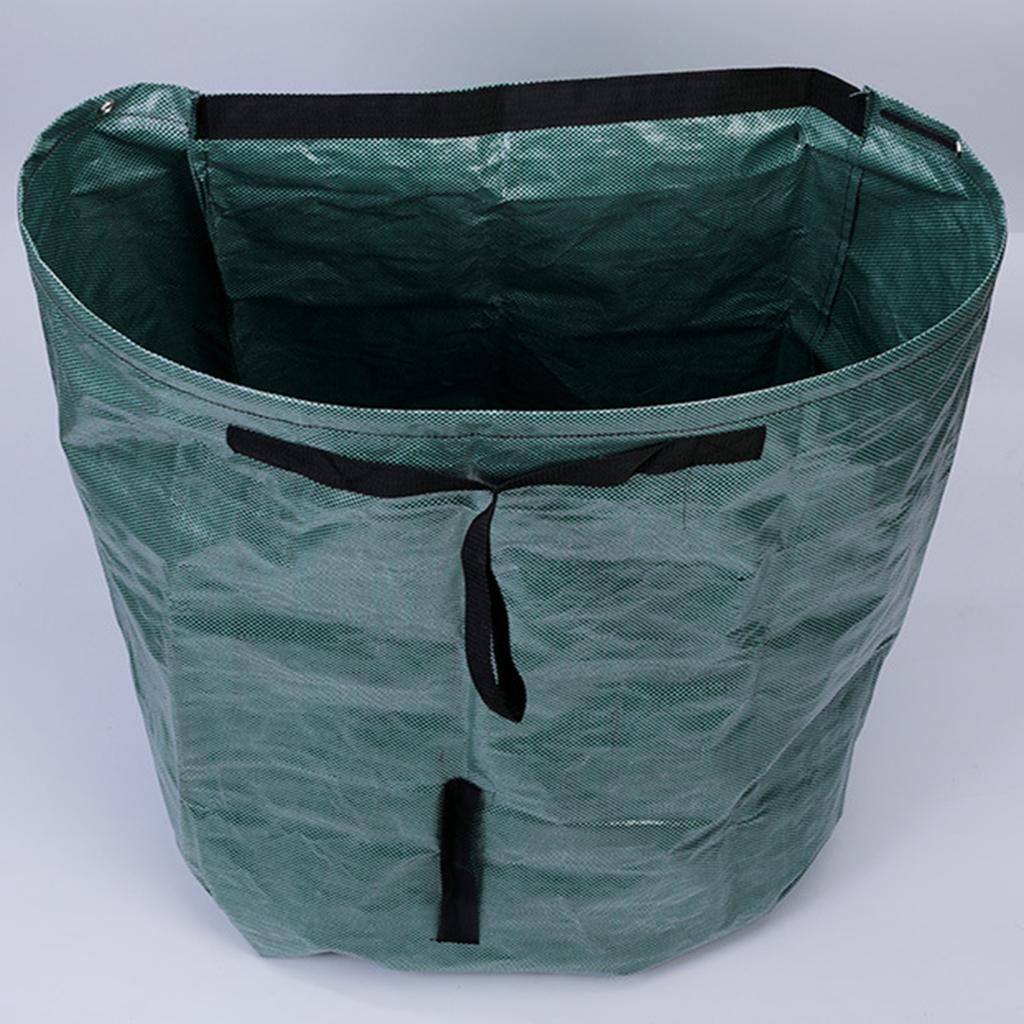 Садовый мусорный мешок Yousheng, многоразовый мешок для сбора листьев и сорняков с усиленными ручками, мусорные мешки для газона и опавших листьев для погрузки листьев и мусора