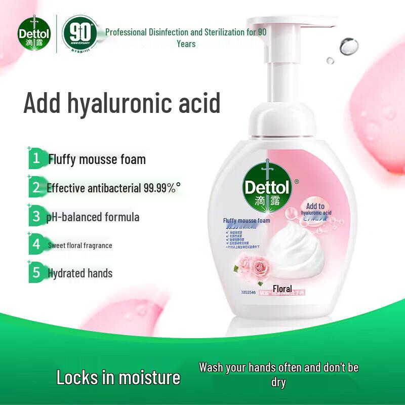 Dettol Пенное мыло для рук с гиалуроновой кислотой