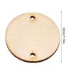 100 штук в упаковке, подвесные украшения из полированного дерева, подарочные подвески, пустое круглое сердце, вырез из натурального дерева, ручная работа для свадебной вечеринки