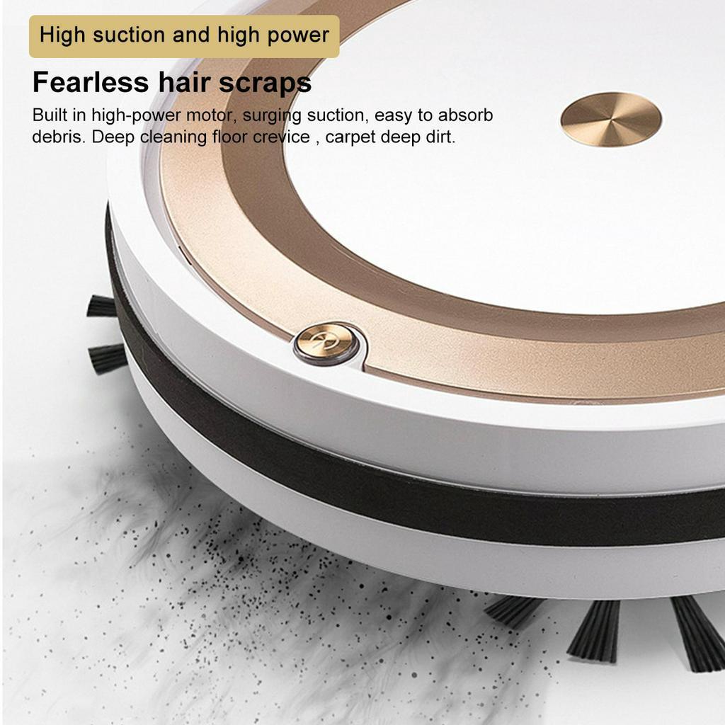 Silver/Gold E3.7V S04 Robot Vacuum Cleaner Smart Vaccum Cleaner For Home Mobile Phone App Remote Control Automatic Dust Removal Cleaning Sweeper