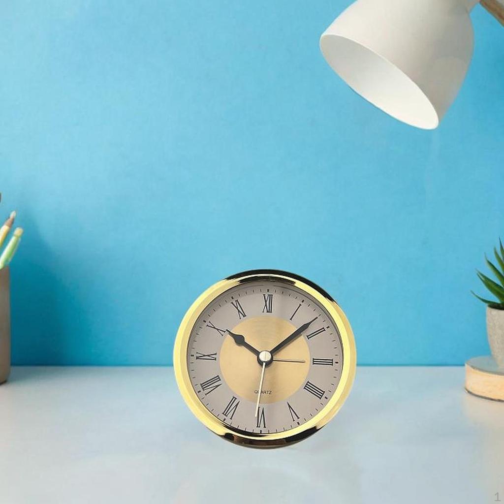 Круглые вставные часы с головкой Mini Modern с римскими цифрами 3,5 дюйма для гостиной