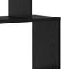 Black layered bookshelf, open plant rack, display and storage shelf for the foyer, living room, and study, 70x24x193.5 cm