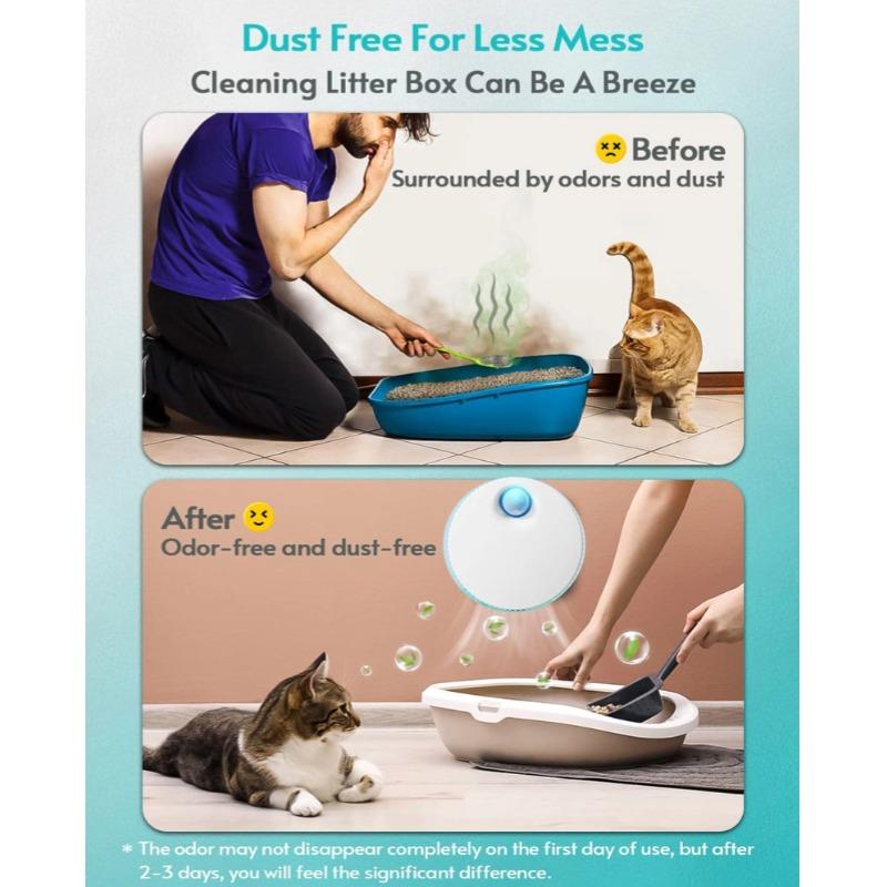 Умный очиститель запаха домашних животных для кошачьего туалета, дезодорант для удаления запаха, автоматический очиститель воздуха для туалета для домашних животных, дезодорант для кошачьего туалета, инструмент для очистки