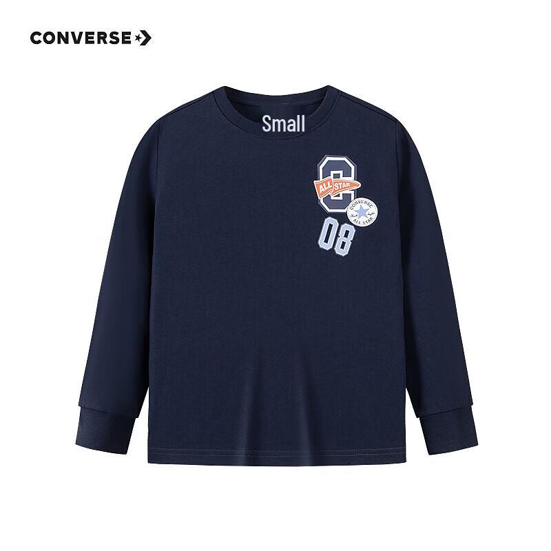 Converse Kids' Cotton Logo Long-Sleeve T-Shirt